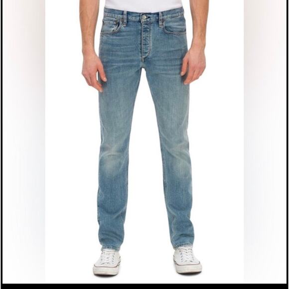 Rag & Bone Fit 2 Slim Fire Island Distressed Jeans Size 29 - Picture 1 of 7